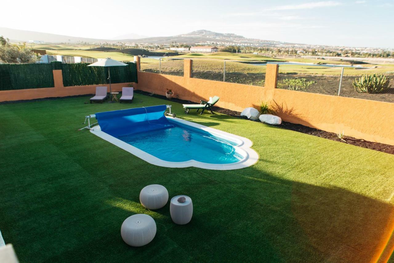 Eco Villa White Suite With Climatized Pool Caleta De Fuste Exterior photo